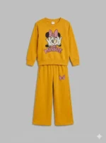 Premium Girls’ Tracksuit (Minnie-Yellow) - Image 2