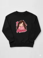 Little Girl's 'Aww' Sweatshirt (CODE:GSS016) - Image 2