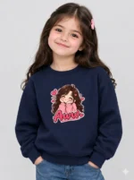 Little Girl's 'Aww' Sweatshirt (CODE:GSS018)