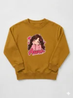 Little Girl's 'Aww' Sweatshirt (CODE:GSS017) - Image 2
