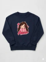 Little Girl's 'Aww' Sweatshirt (CODE:GSS018) - Image 2
