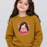 Little Girl's 'Aww' Sweatshirt (CODE:GSS017)