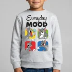 Kids’ Grey Tom Sweet Shirt (CODE:KSS002)