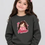 Little Girl's 'Aww' Sweatshirt (CODE:GSS020)