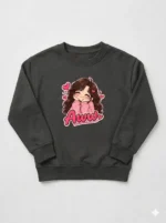Little Girl's 'Aww' Sweatshirt (CODE:GSS020) - Image 2