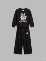 Premium Girls’ Tracksuit (Minnie-Black) - Image 2