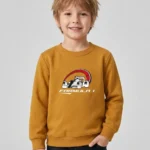 Kids’ mustard Formula 1 Sweatshirt (CODE:KSS022)