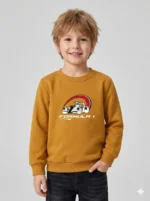 Kids’ mustard Formula 1 Sweatshirt (CODE:KSS022)