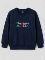 Kids’ Navy Blue PlayStation Sweatshirt (CODE:KSS009) - Image 2