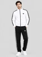 White & black Suit