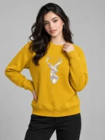 Deer Graphic Sweatshirt (CODE:WSS-009)