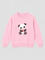 Girls’ Cute Panda Sweatshirt (CODE:GSS038) - Image 2