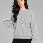 Deer Graphic Sweatshirt (CODE:WSS-011)