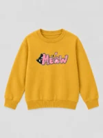 Girls’ Cute Meow Sweatshirt (CODE:GSS047) - Image 2