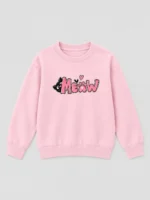 Girls’ Cute Meow Sweatshirt (CODE:GSS046) - Image 2
