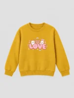 Girls’ Cute LOVE Sweatshirt (CODE:GSS050) - Image 2