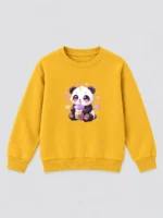 Girls’ Cute Panda Sweatshirt (CODE:GSS041) - Image 2