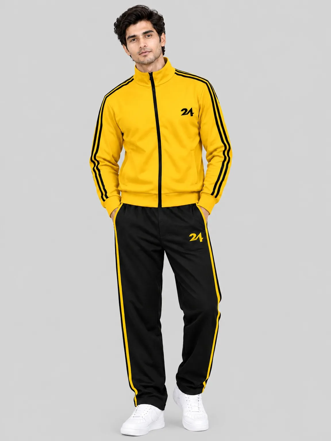 b00813d0-d935-47a9-b443-d705d4aee773 Yellow & black Suit - Image 1
