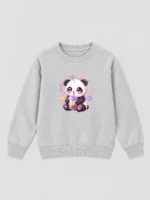 Girls’ Cute Panda Sweatshirt (CODE:GSS042) - Image 2