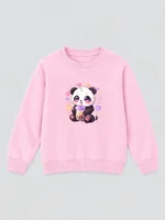 Girls’ Cute Panda Sweatshirt (CODE:GSS043) - Image 2