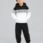 Kids’ Black, Grey & White Beyond Self Tracksuit Set (CODE:BHS004)